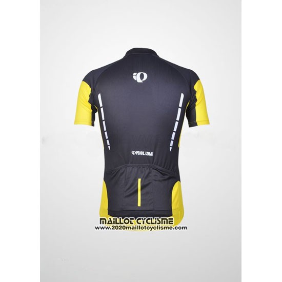 2011 Maillot Ciclismo Pearl Izumi Noir et Jaune Manches Courtes et Cuissard